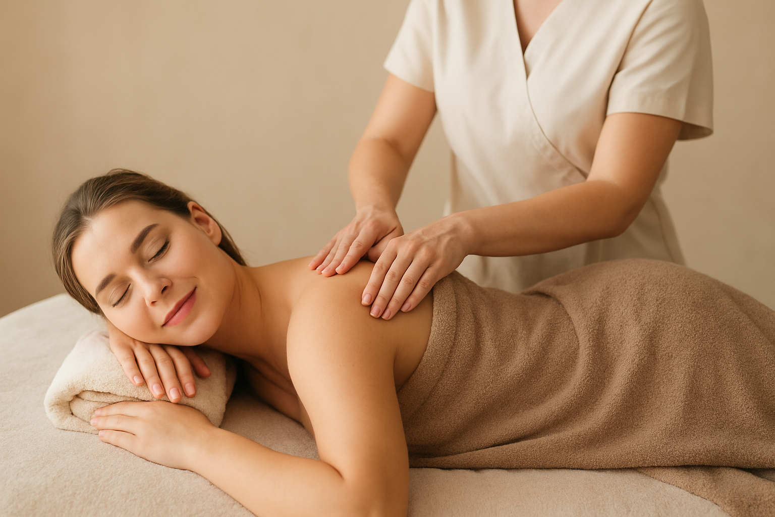 Massage apaisant